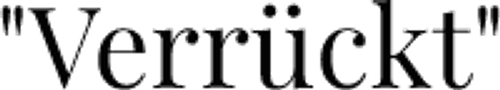 Verrückt logo