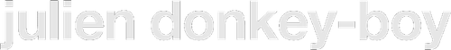 Julien Donkey-Boy logo