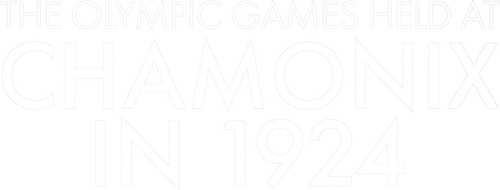 The 1924 Chamonix Olympic Games logo