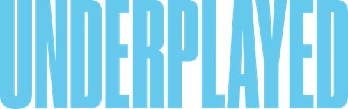 Underplayed logo