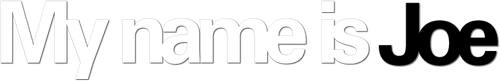 My Name Is Joe logo