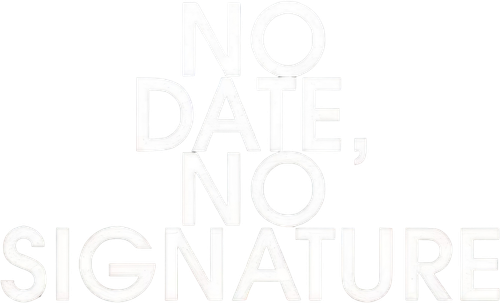 No Date, No Signature logo