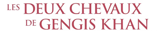 Les Deux chevaux de Gengis Khan logo