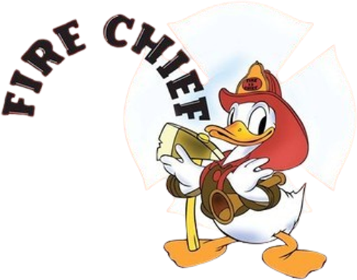 Donald Capitaine des Pompiers logo