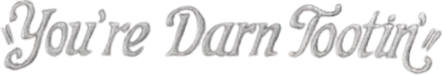 You're Darn Tootin' logo