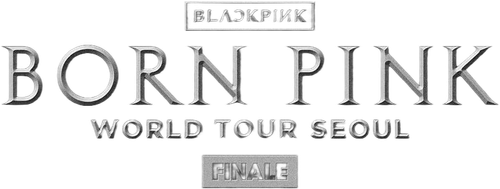 BLACKPINK - WORLD TOUR [BORN PINK] FINALE IN SEOUL logo