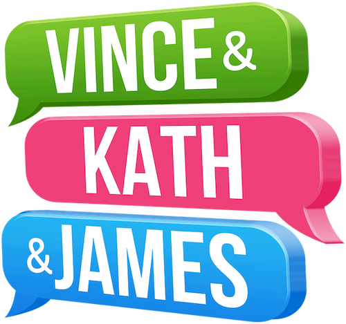 Vince & Kath & James logo
