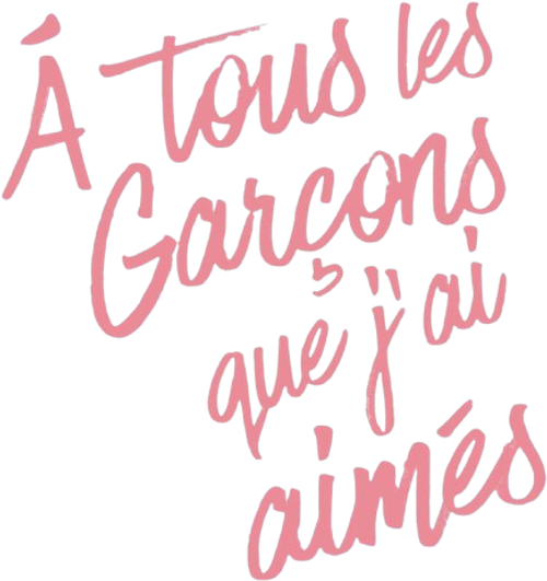 À tous les garçons que j'ai aimés logo