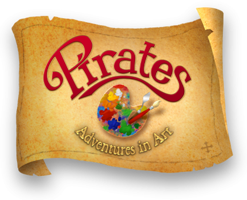 Pirates: Adventures in Art logo