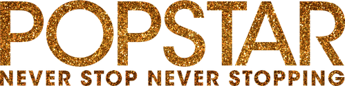 Popstar: Never Stop Never Stopping logo