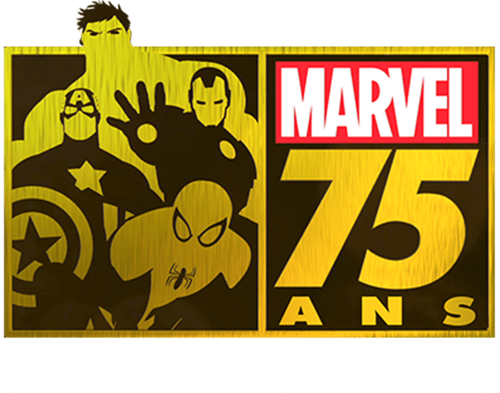 Marvel : 75 ans, du papier au monde entier logo
