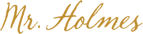 Mr. Holmes logo