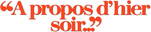 À propos d'hier soir logo