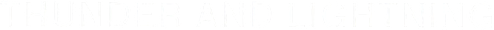 Thunder and Lightning logo
