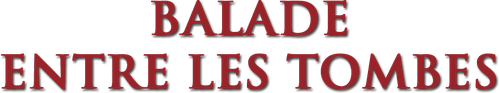 Balade entre les tombes logo