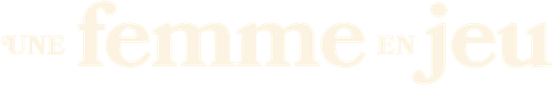 Une femme en jeu logo