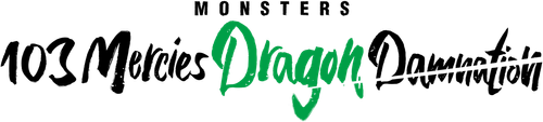 Monsters 103 Mercies Dragon Damnation logo