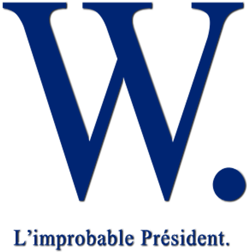 W., l'improbable président logo