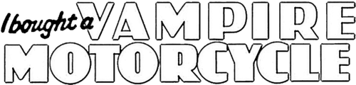 I Bought a Vampire Motorcycle logo