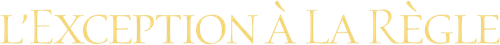 L'Exception à la règle logo