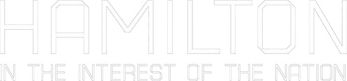 Hamilton: In the Interest of the Nation logo