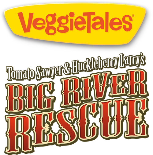 VeggieTales: Tomato Sawyer & Huckleberry Larry's Big River Rescue logo