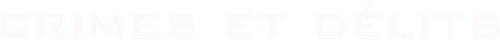 Crimes et Délits logo