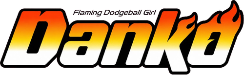 Flaming Dodgeball Girl Danko logo