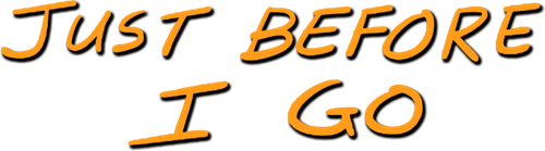 Just Before I Go logo