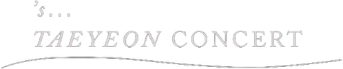 TAEYEON 2nd Asia Tour: 's... TAEYEON CONCERT logo