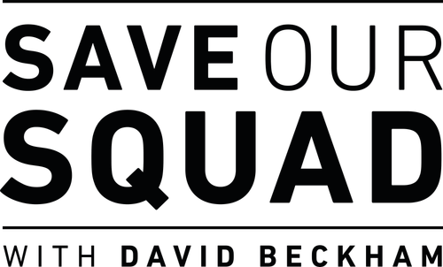 Save Our Squad with David Beckham logo