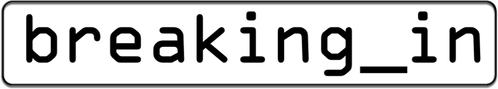 Breaking In logo
