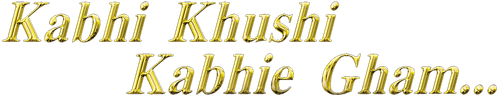 Kabhi Khushi Kabhie Gham logo