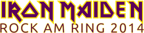 Iron Maiden - Rock am Ring 2014 logo