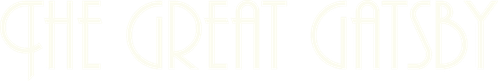 The Great Gatsby logo