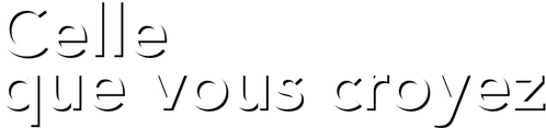 Celle que vous croyez logo