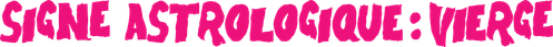 Signe astrologique : Vierge logo