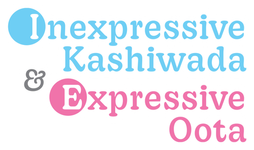 Inexpressive Kashiwada and Expressive Oota logo
