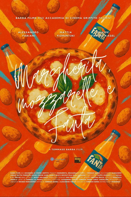 Margherita, mozzarelle and Fanta