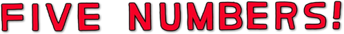 Five Numbers! logo