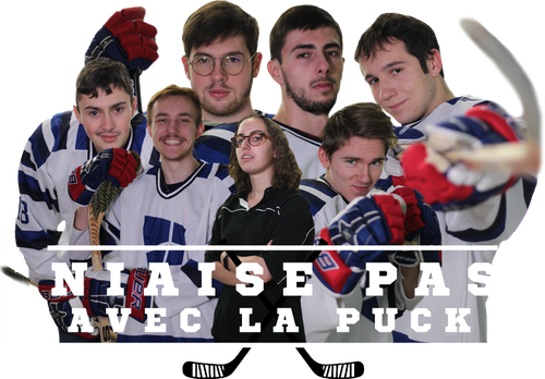 Niaise pas avec la Puck logo