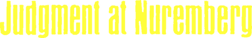 Jugement à Nuremberg logo