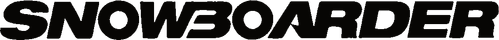 Snowboarder logo