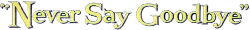 Never Say Goodbye logo